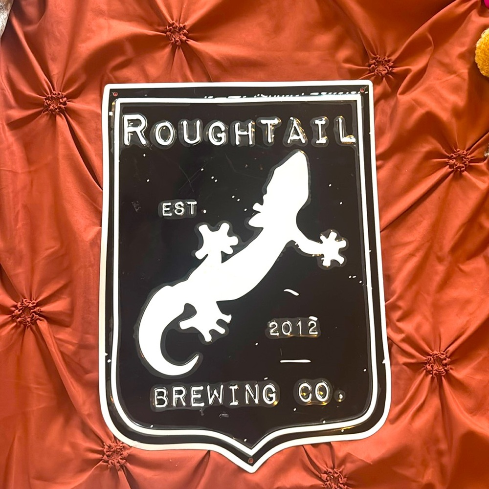 17’13 Roughtail Brewing metal  Bar Sign